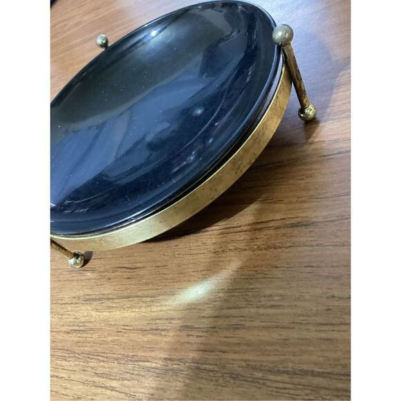 Vintage Melamine Dish With Metal Holder - Picture 5 of 6